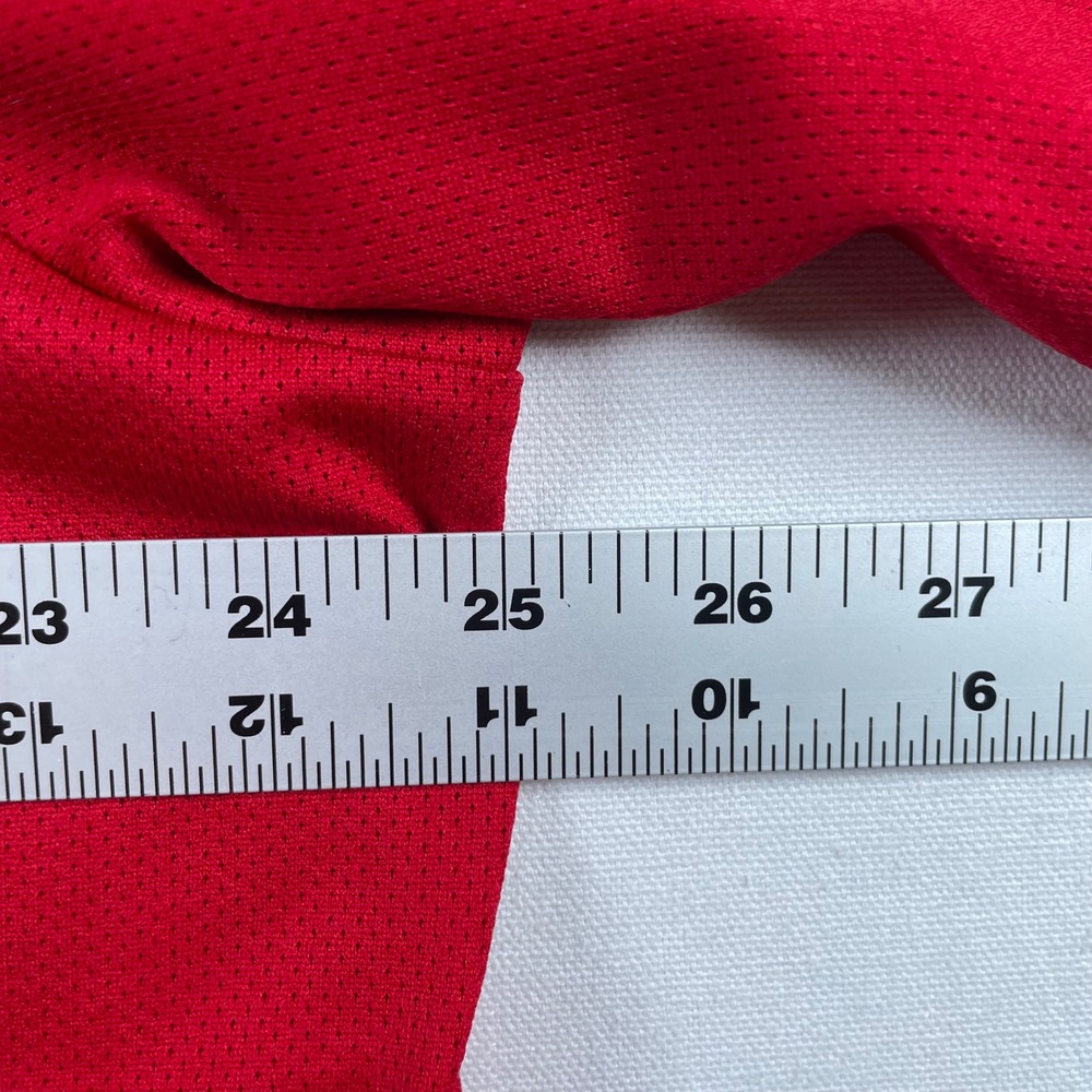 Adidas Nebraska Football ClimaCool Jersey‎ Mens XL Red White Short Sleeve Shirt - Picture 4 of 8